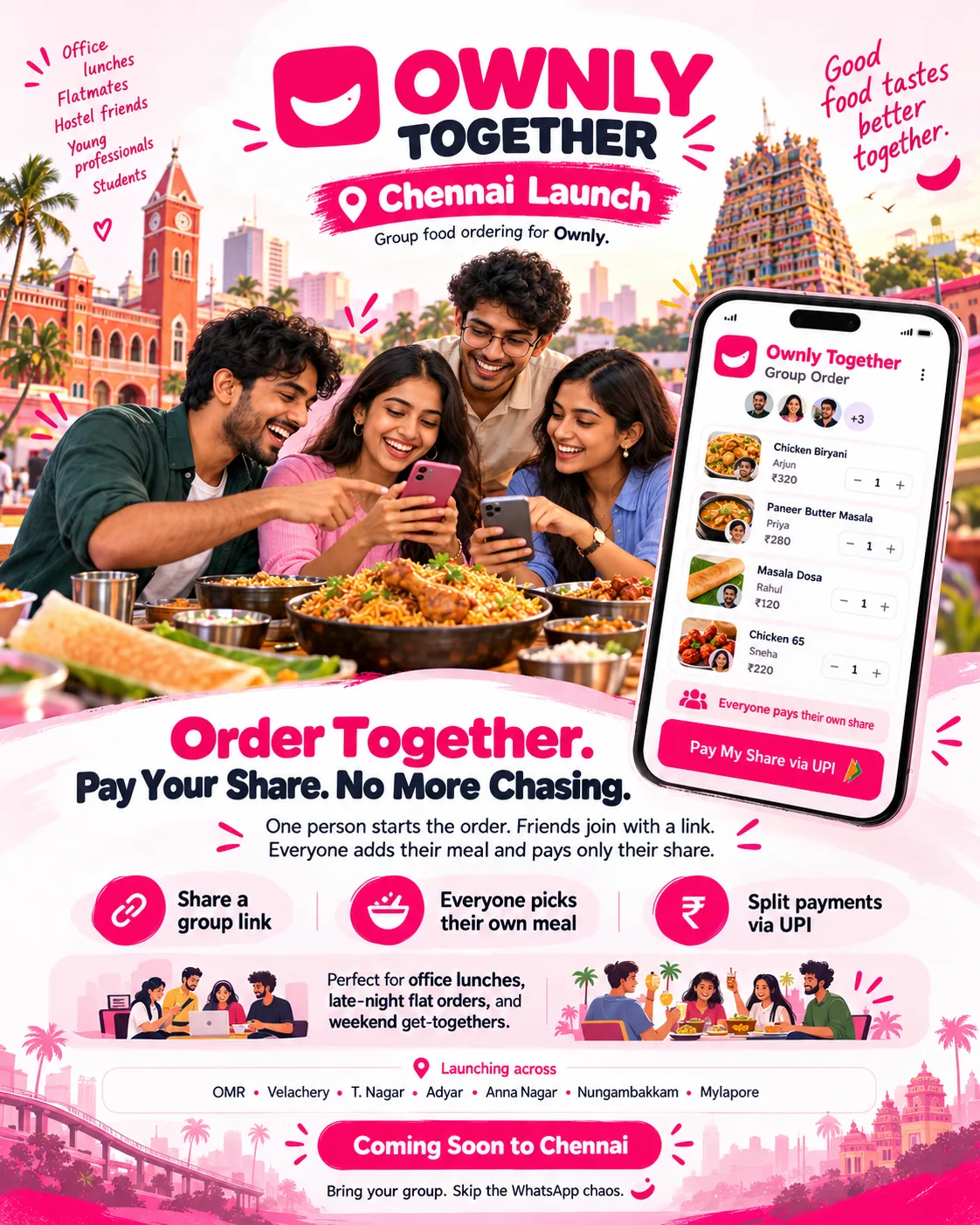 Ownly Together Chennai launch plan